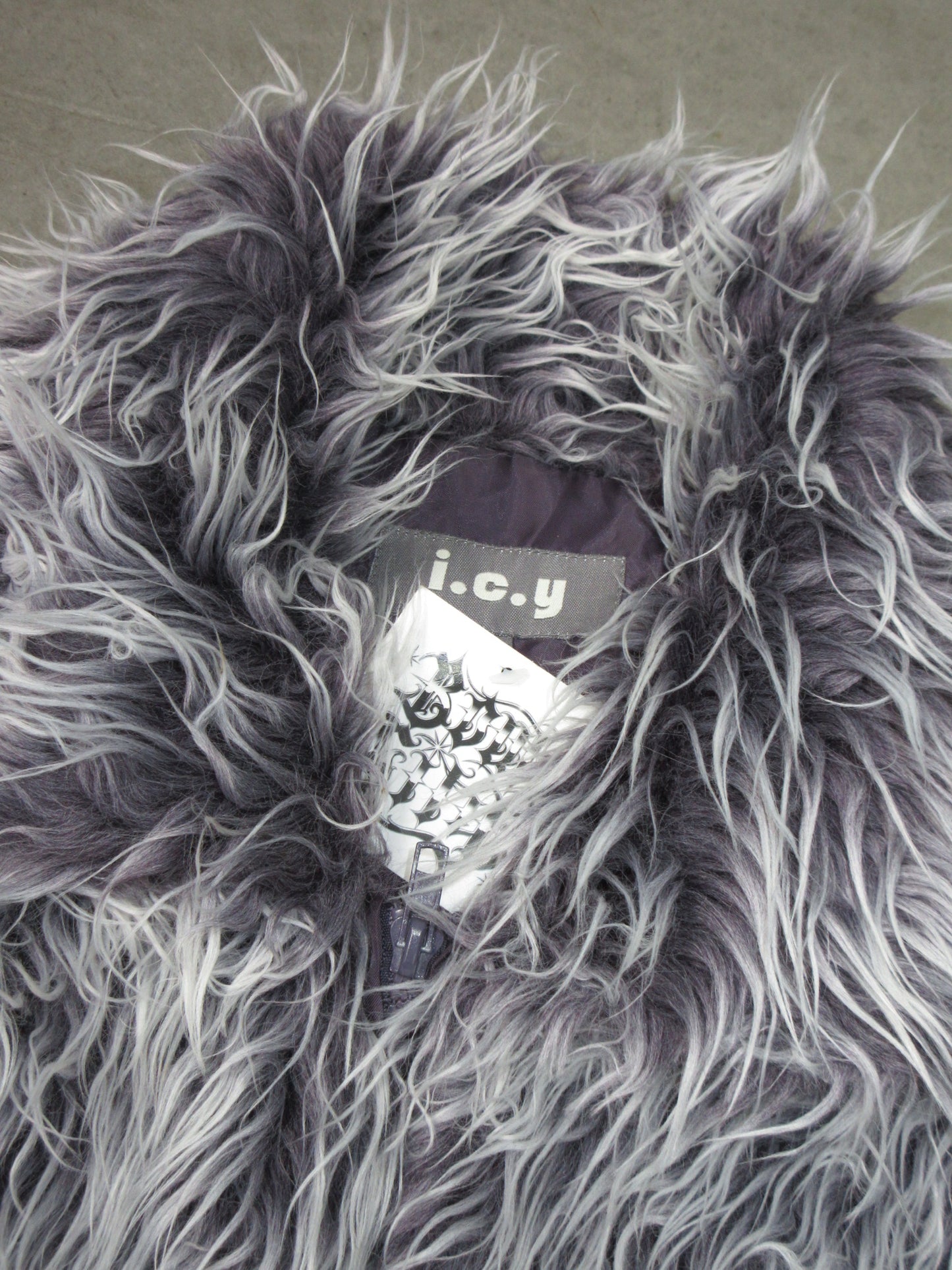 Vintage Design Fake Fur Jacket