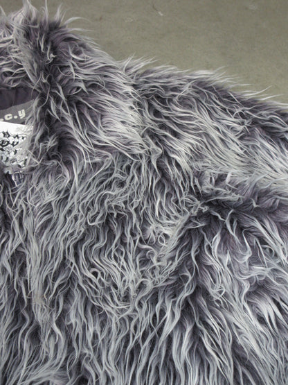 Vintage Design Fake Fur Jacket