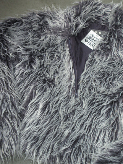 Vintage Design Fake Fur Jacket