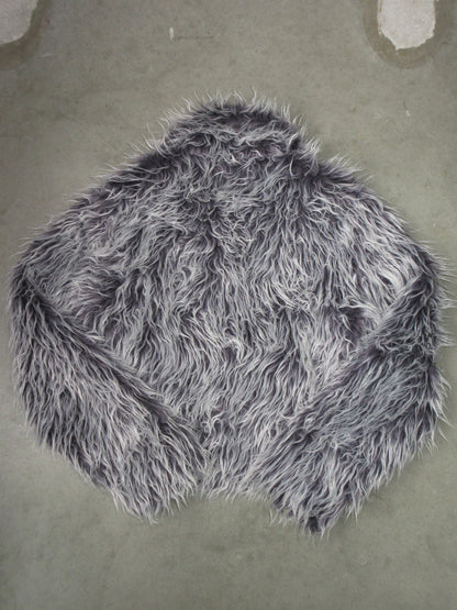 Vintage Design Fake Fur Jacket