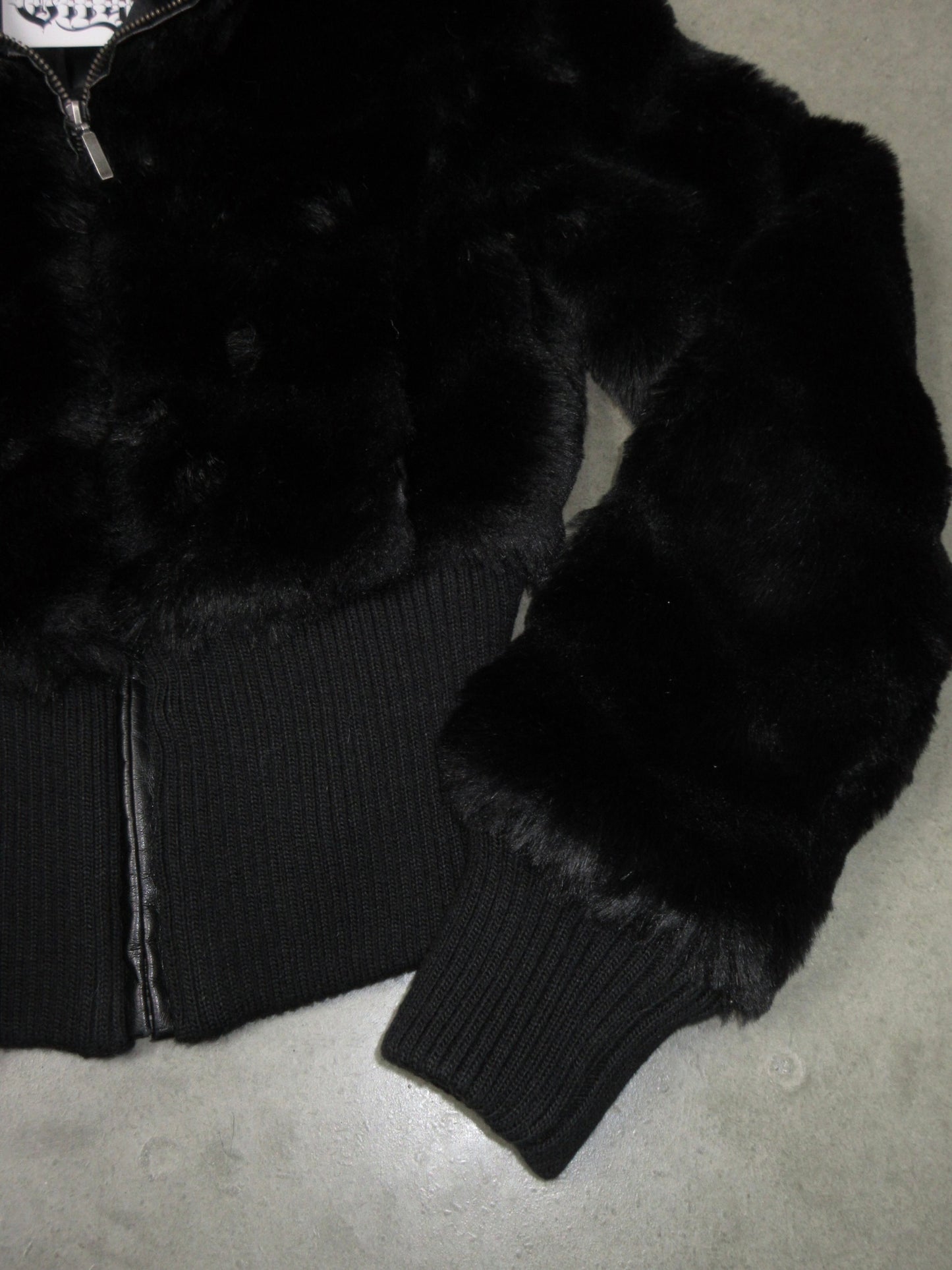 Vintage Design Fake Fur Jacket