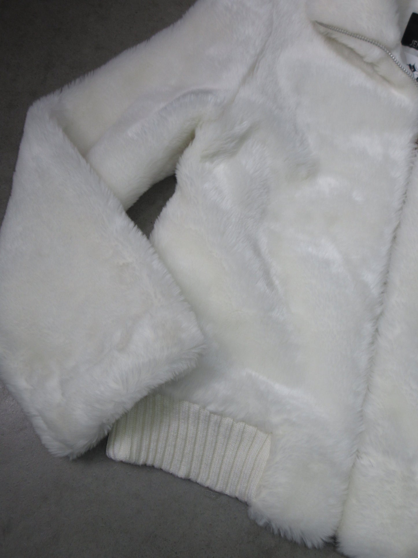 J.Lo Vintage Design Fake Fur Jacket