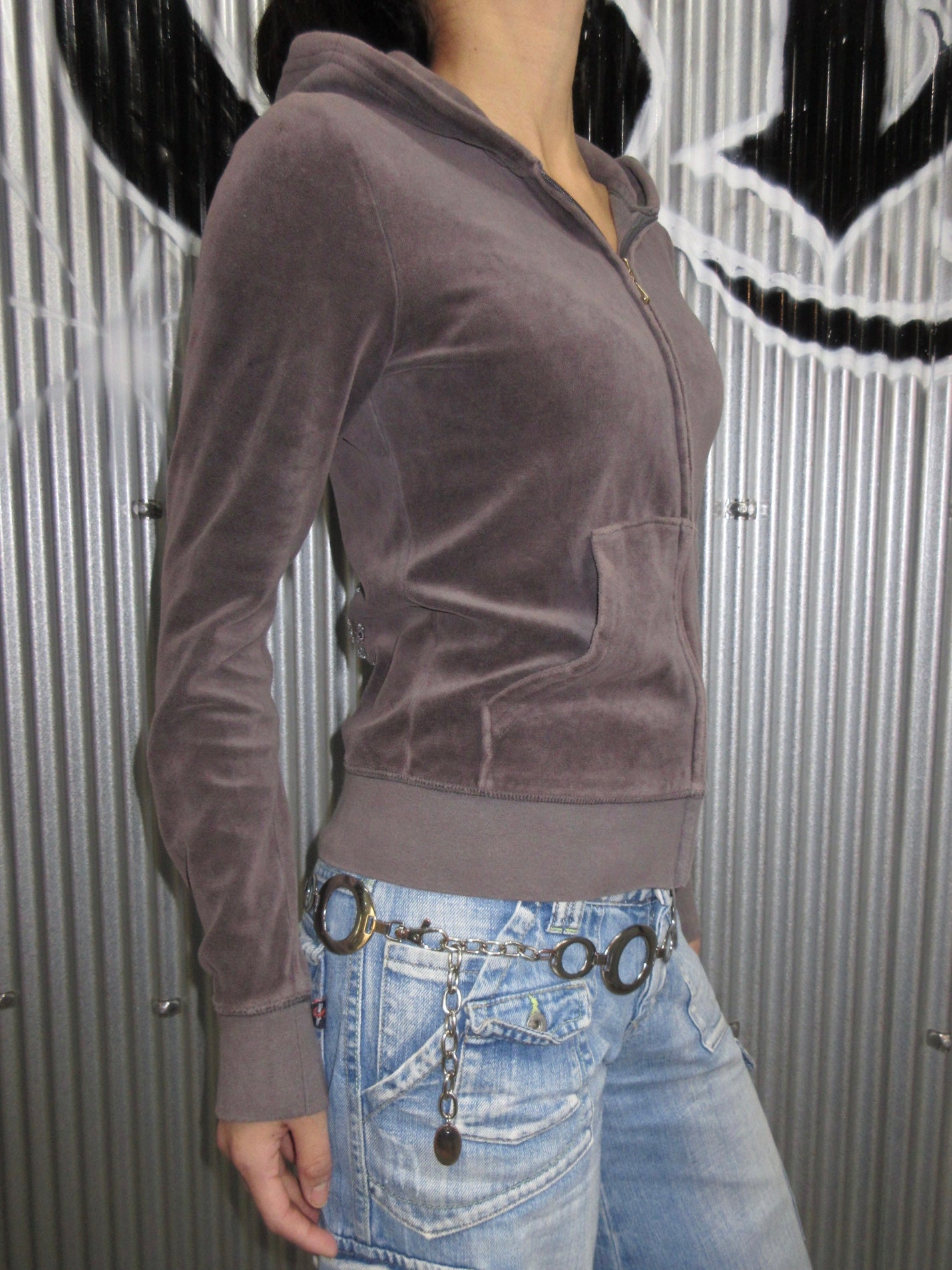 Juicy Couture Vintage Design Zip Top