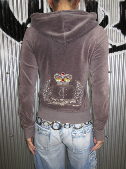 Juicy Couture Vintage Design Zip Top