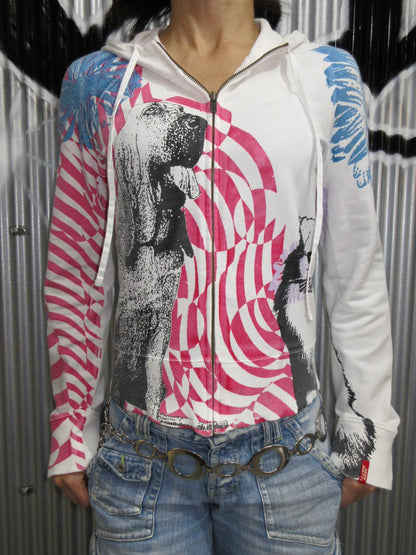 Miss Sixty Vintage Design Zip Top