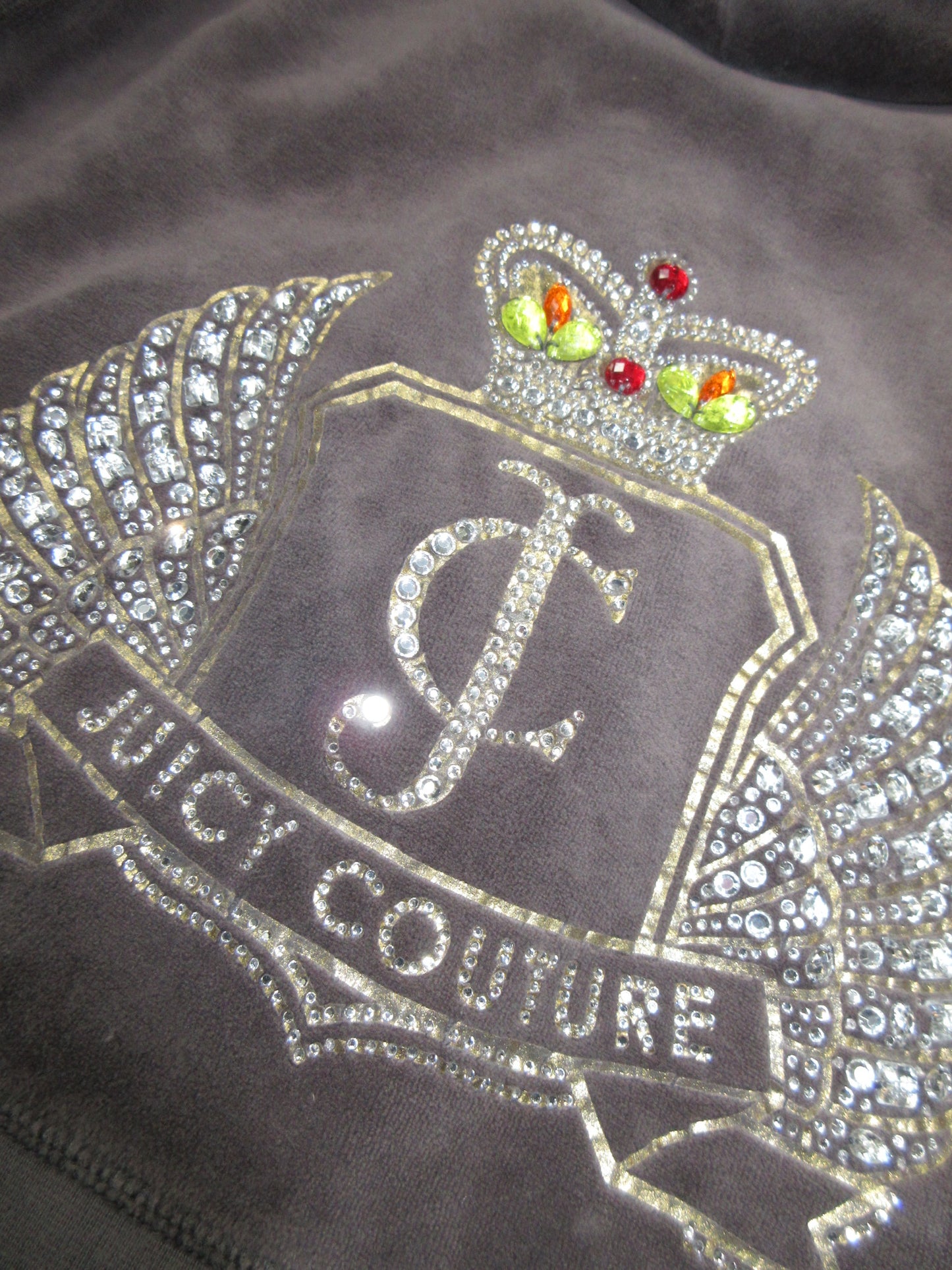 Juicy Couture Vintage Design Zip Top