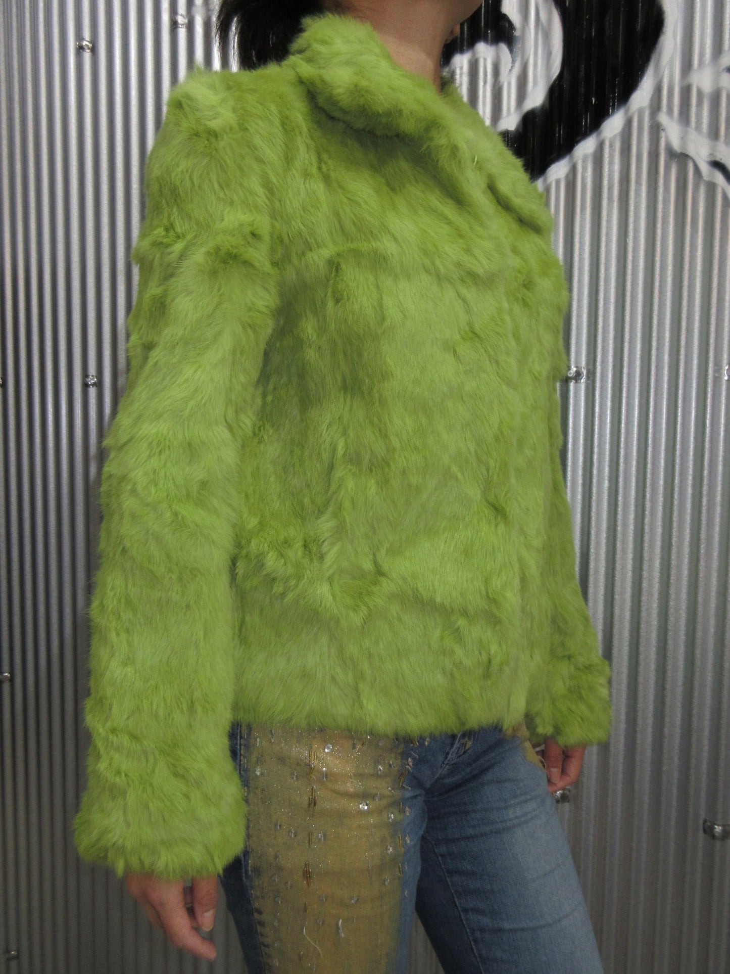 Vintage Design Fur Jacket