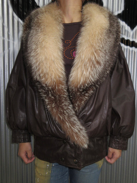 Vintage Design Leather Jacket