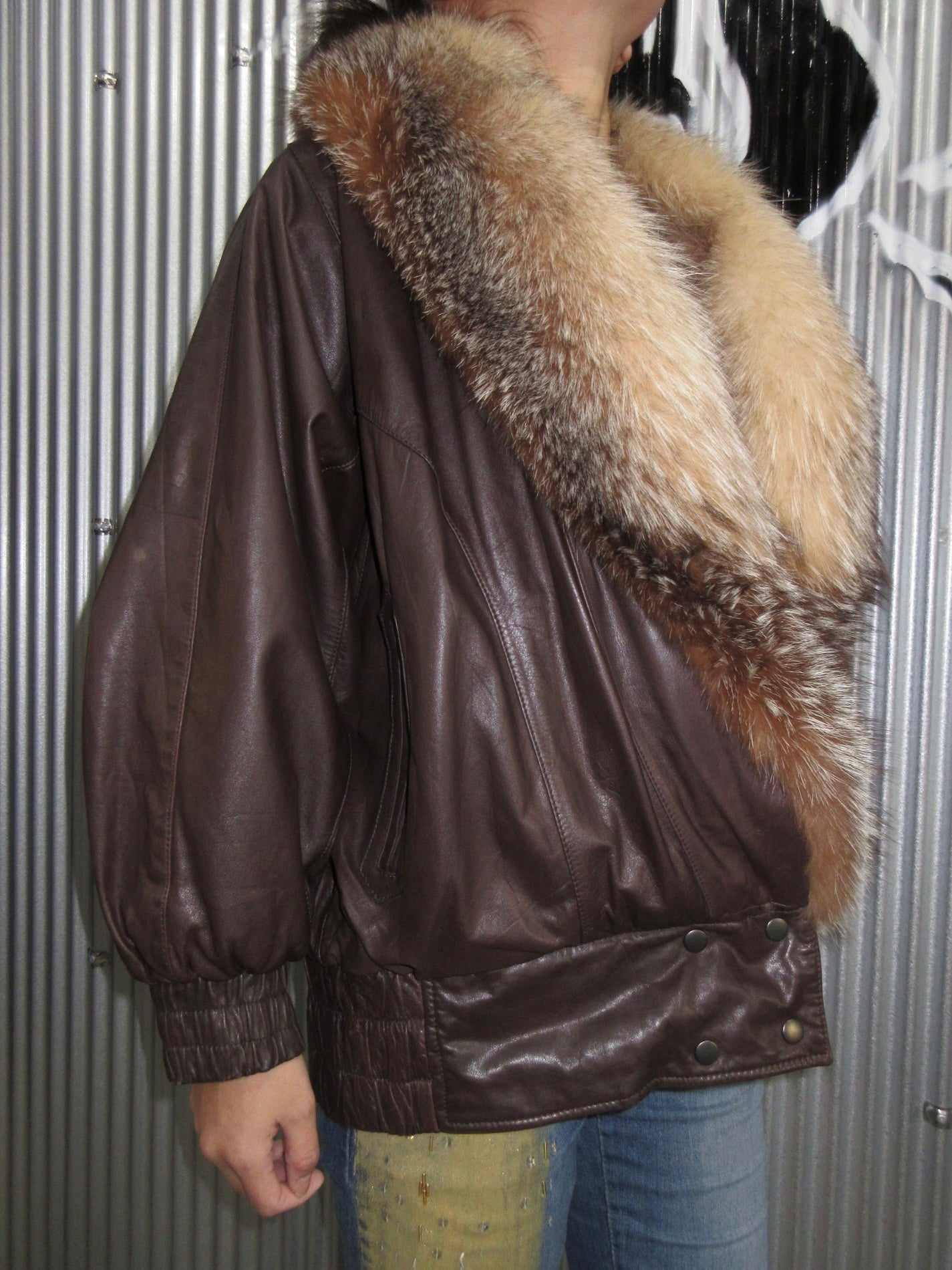Vintage Design Leather Jacket