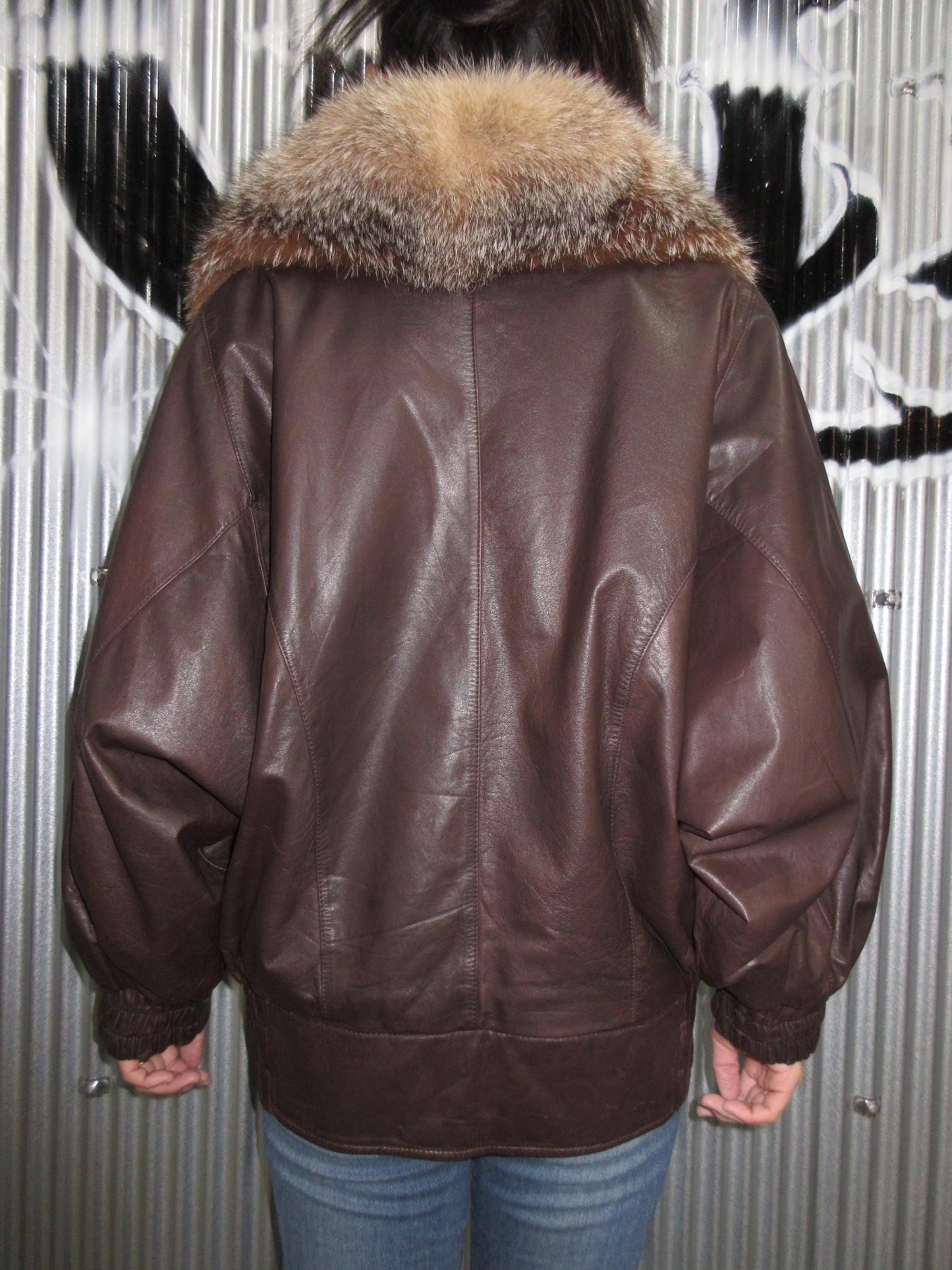 Vintage Design Leather Jacket