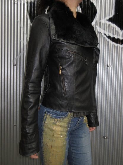 Vintage Design Leather Jacket