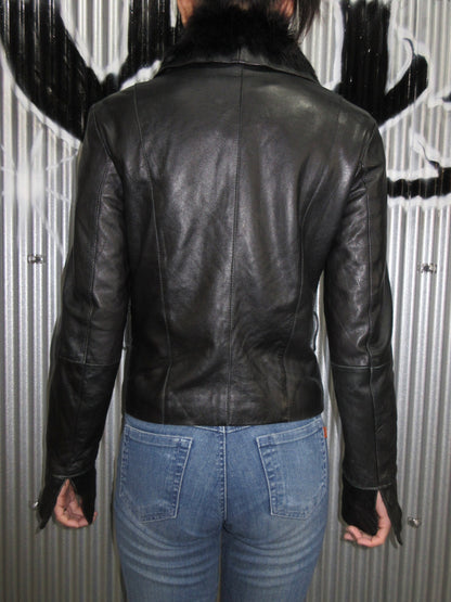 Vintage Design Leather Jacket