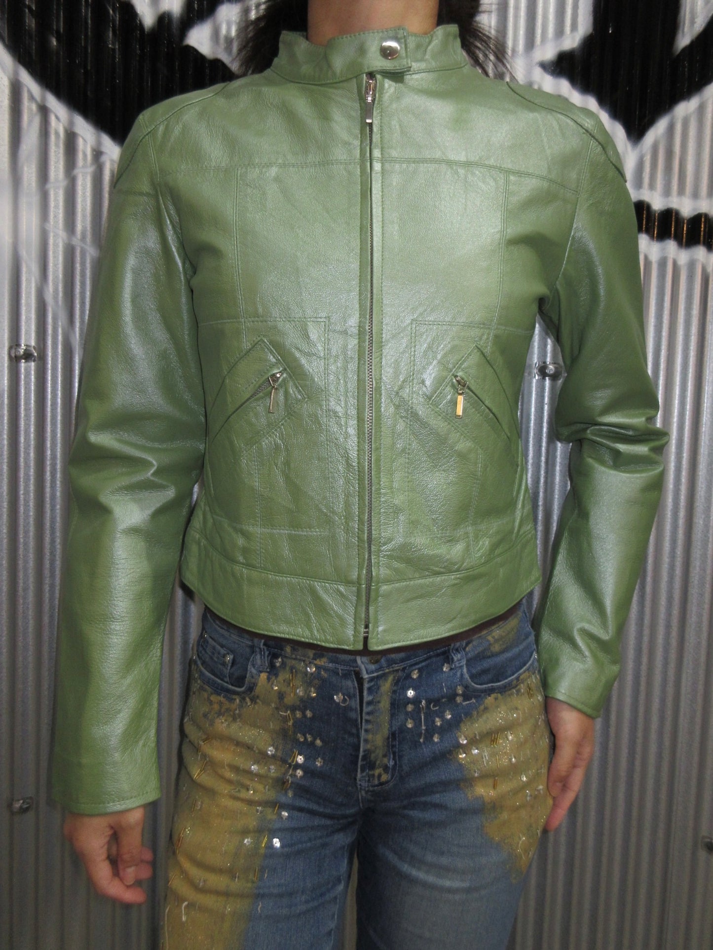 Vintage Design Leather Jacket