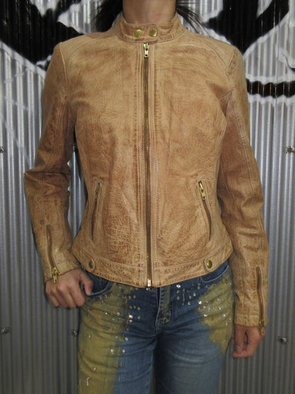Vintage Design Leather Jacket