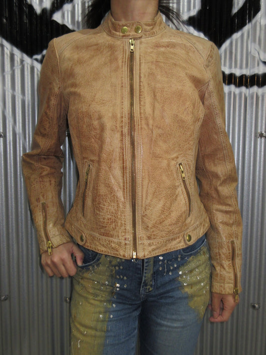 Vintage Design Leather Jacket