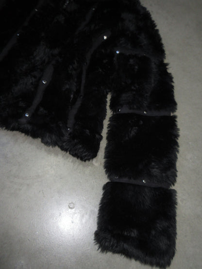 Vintage Design Fake Fur Jacket