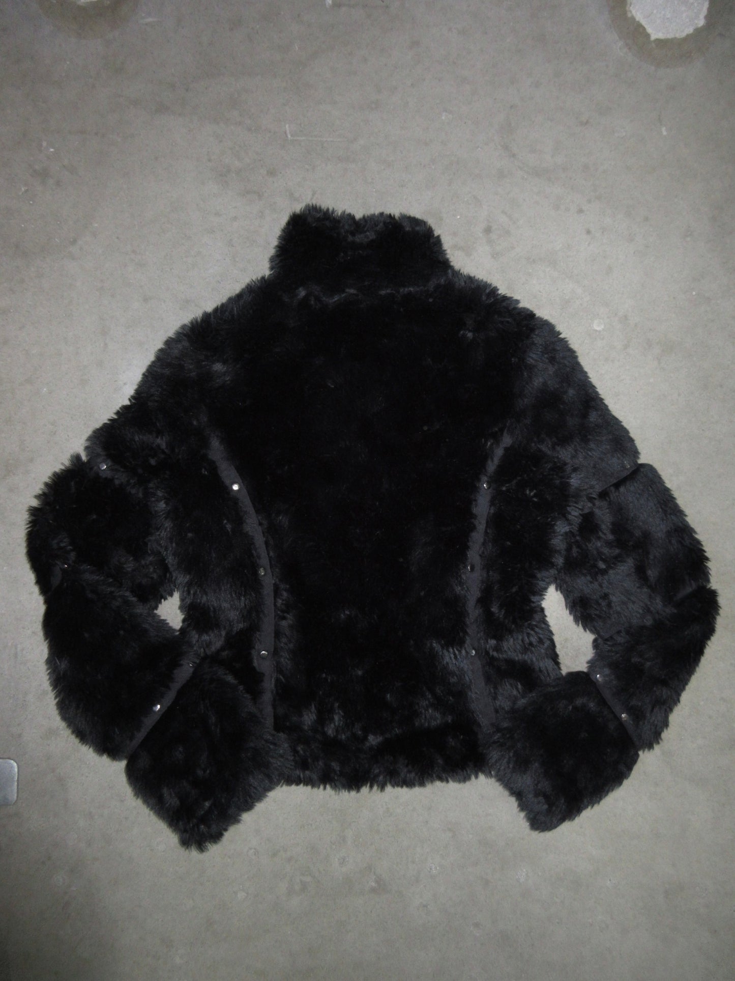 Vintage Design Fake Fur Jacket