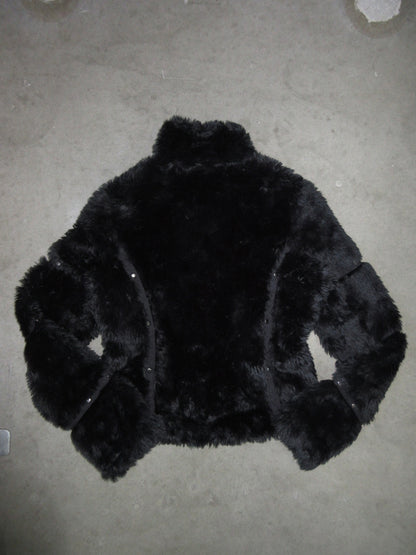 Vintage Design Fake Fur Jacket