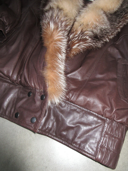 Vintage Design Leather Jacket