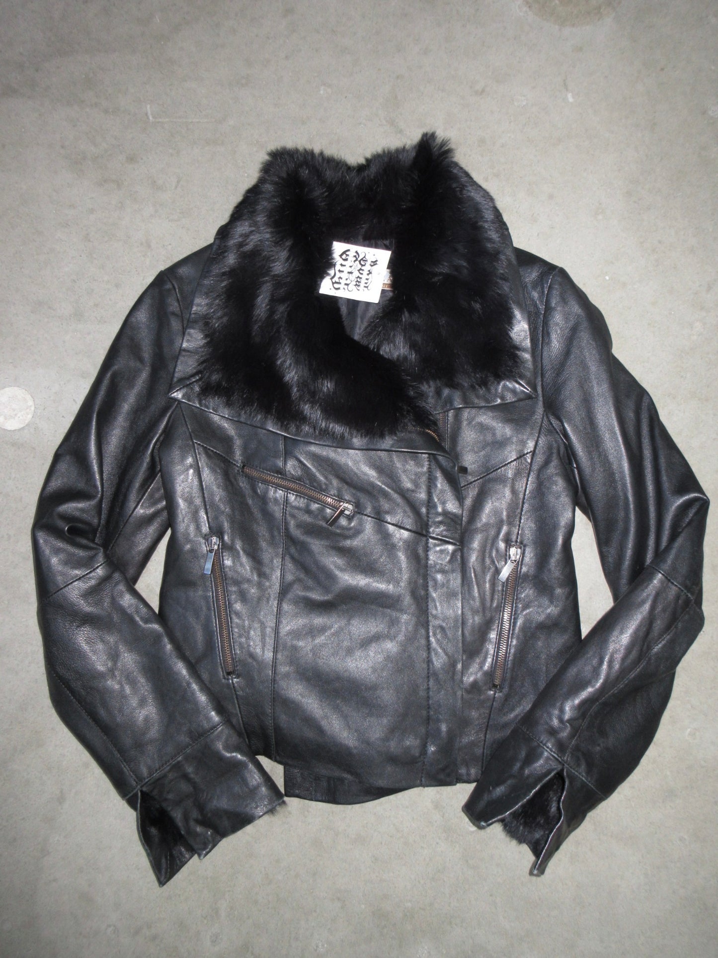 Vintage Design Leather Jacket