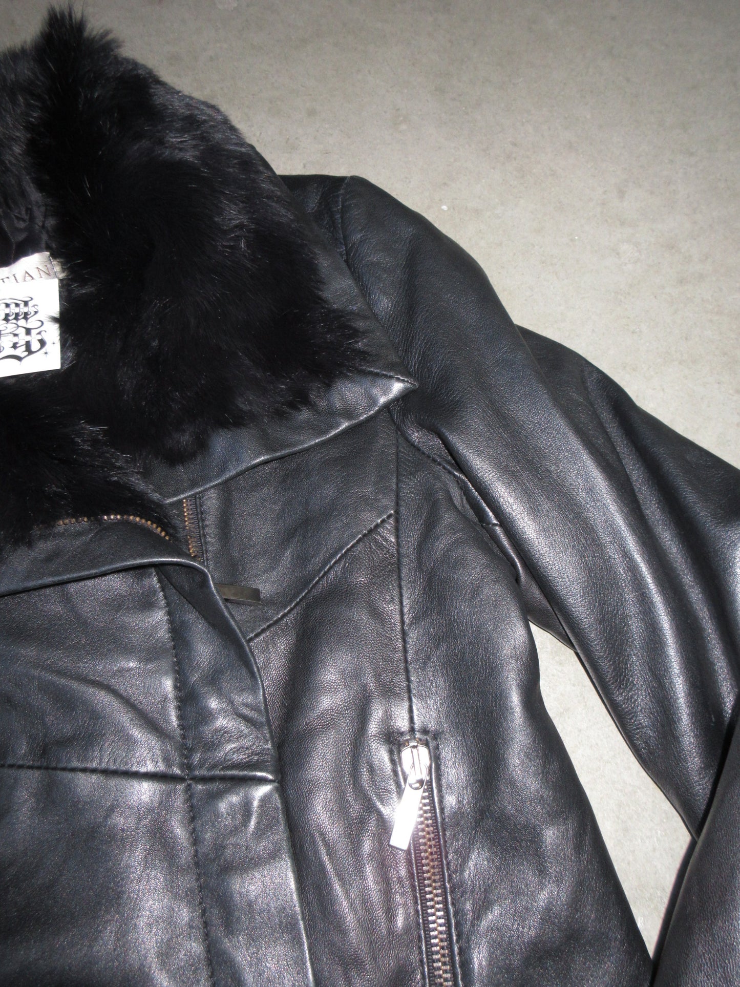 Vintage Design Leather Jacket