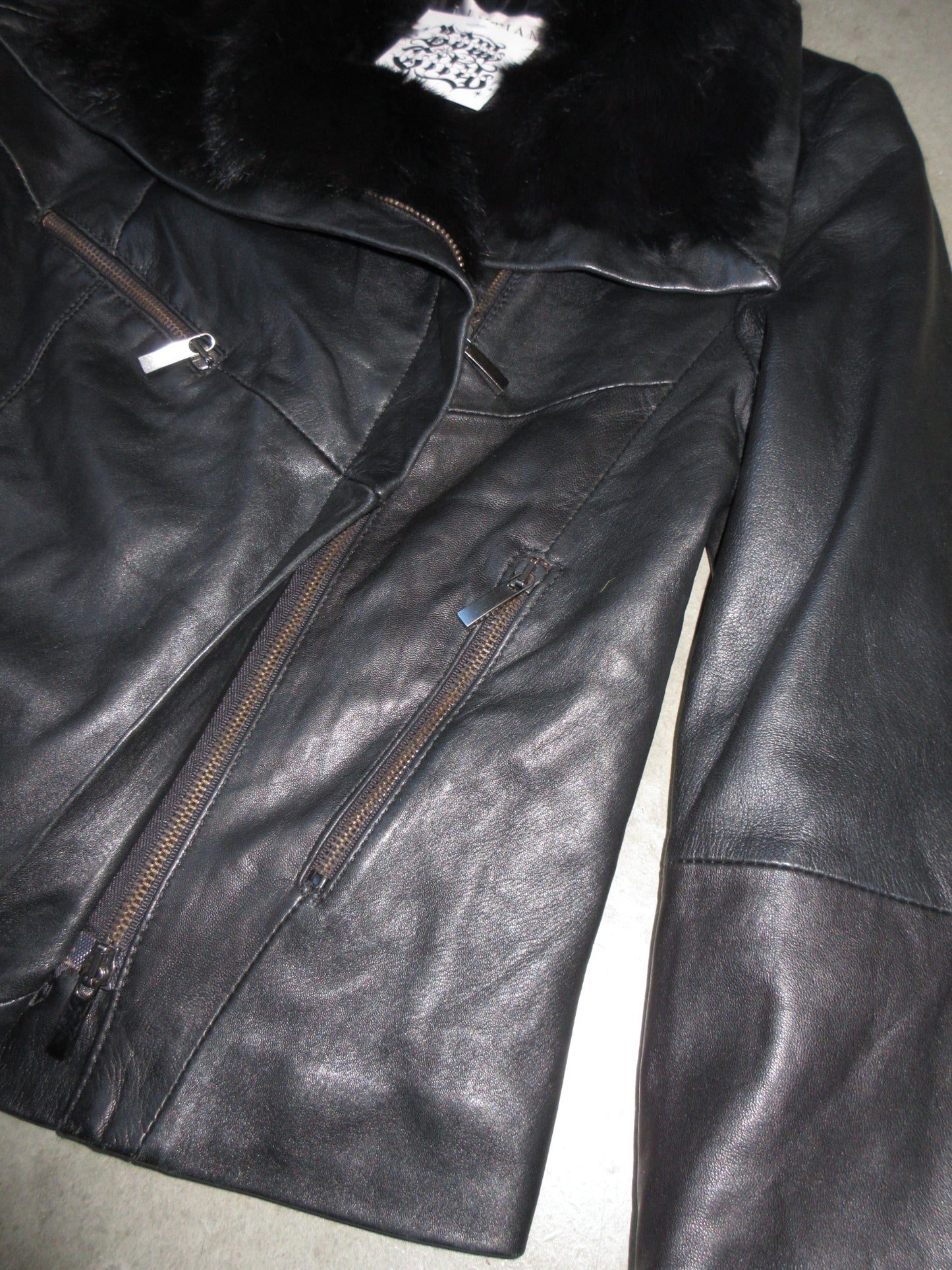 Vintage Design Leather Jacket