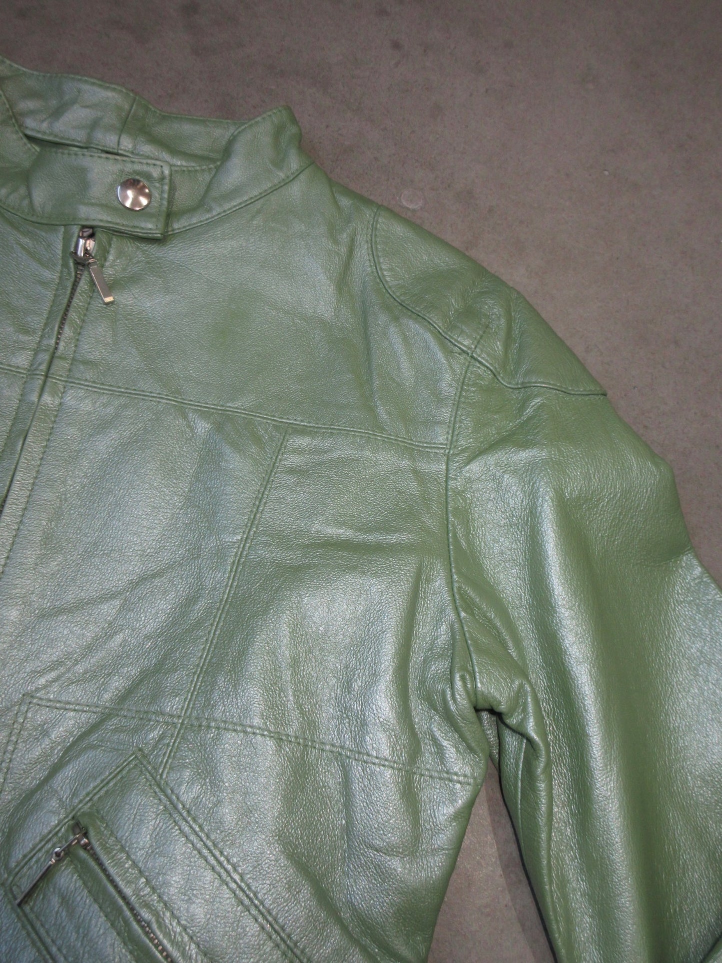 Vintage Design Leather Jacket