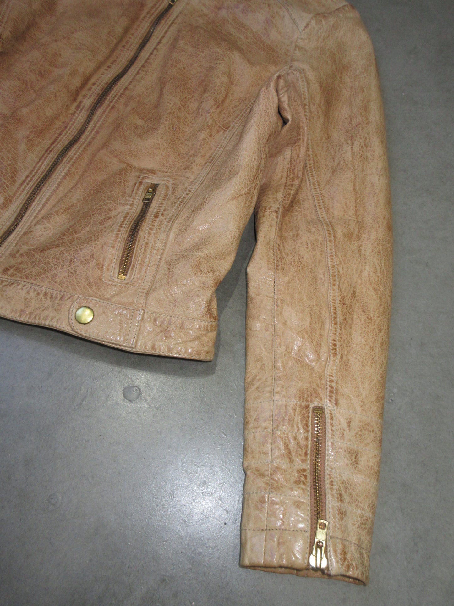 Vintage Design Leather Jacket