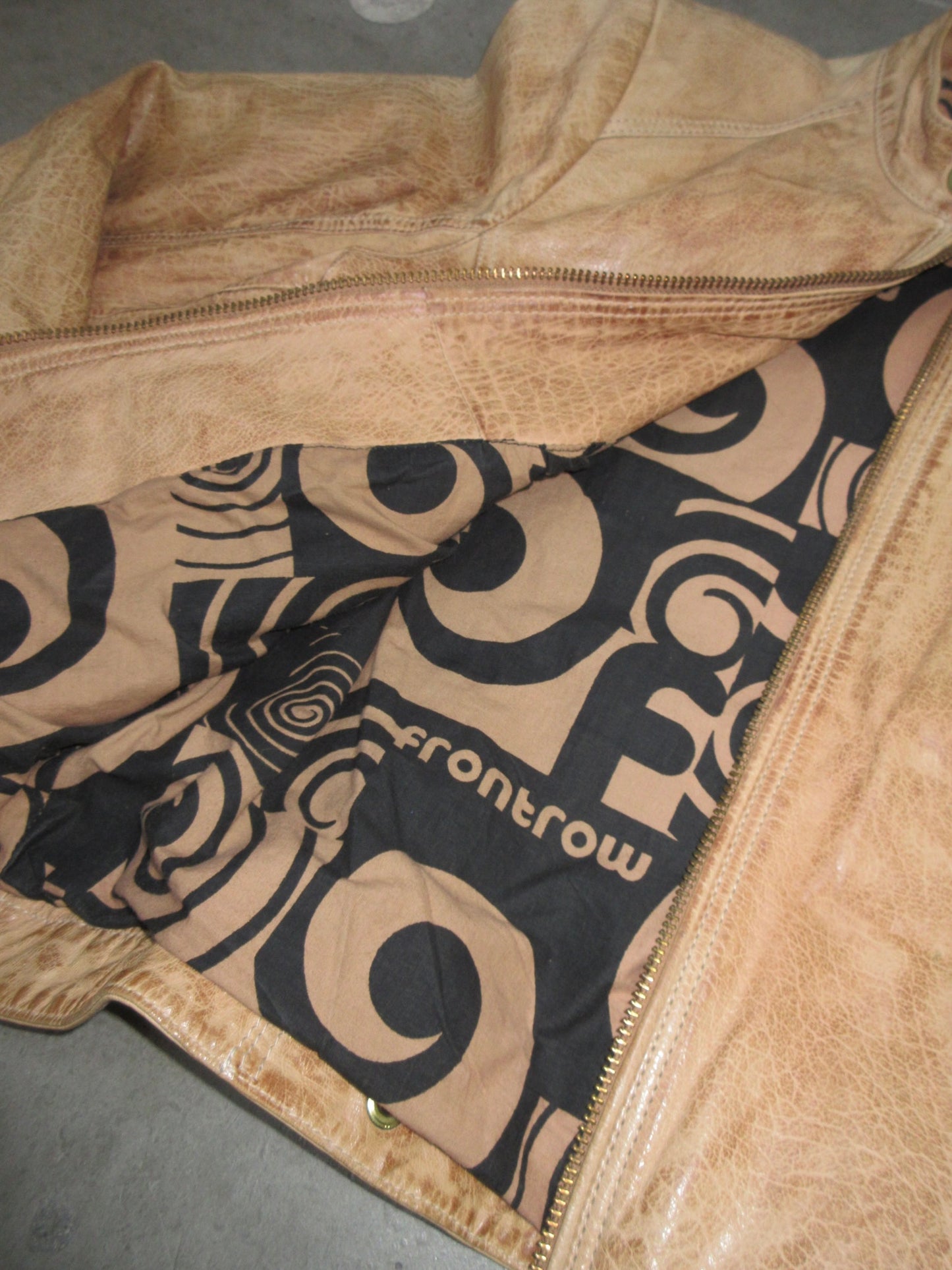 Vintage Design Leather Jacket