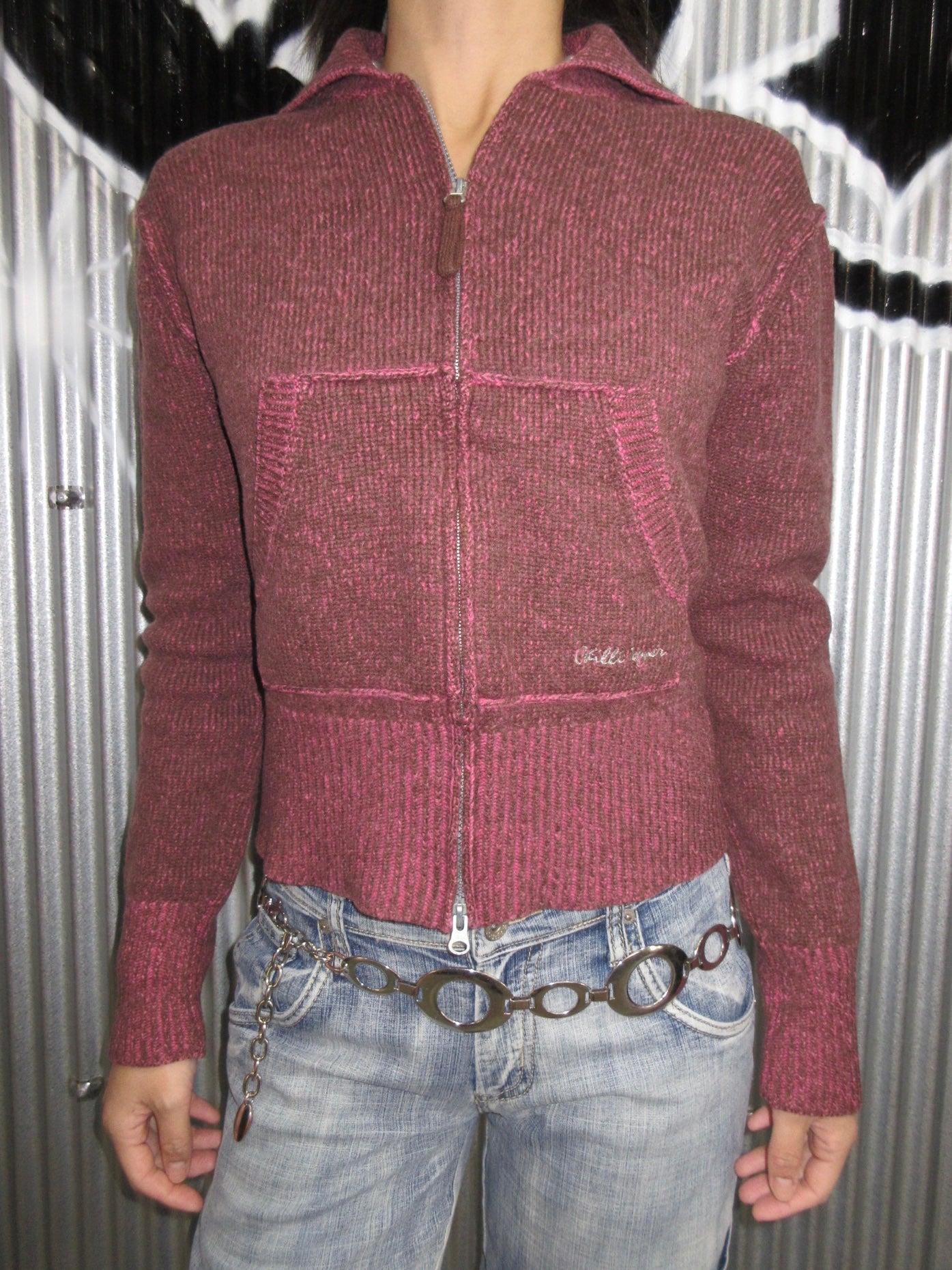Vintage Design Zip Top