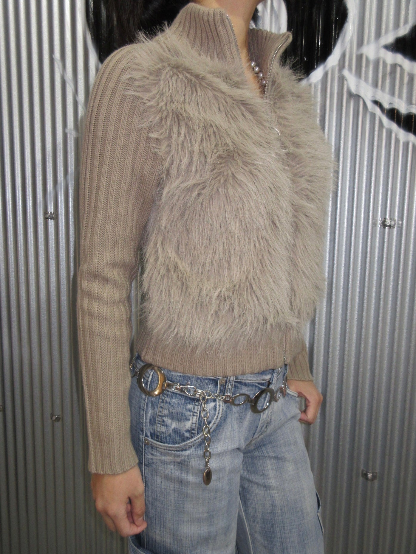 Vintage Design Zip Top