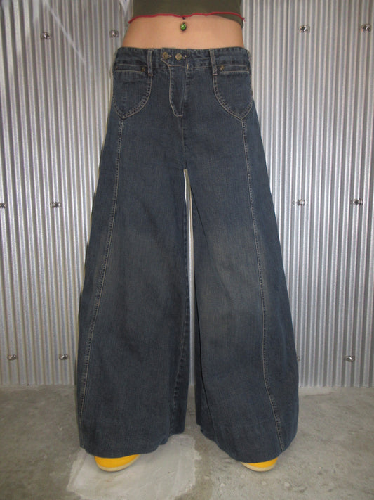 Vintage Design Flare Pants