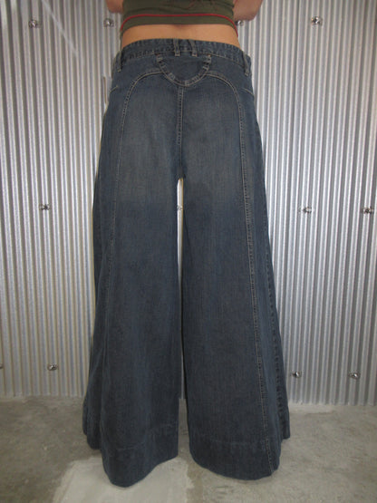 Vintage Design Flare Pants