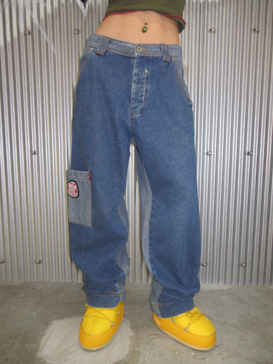 Vintage Design Baggy Pants